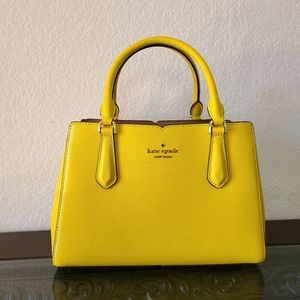 NWT Kate Spade Tippy Small Yellow Satchel